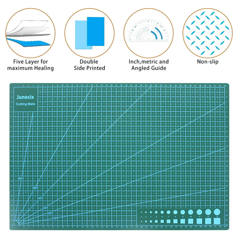 Art Self Healing PVC Cutting Mat, Double Sided, Gridded Rotary Cutting  Board for DIY Craft, Fabric,Sewing, Scrapbooking Project