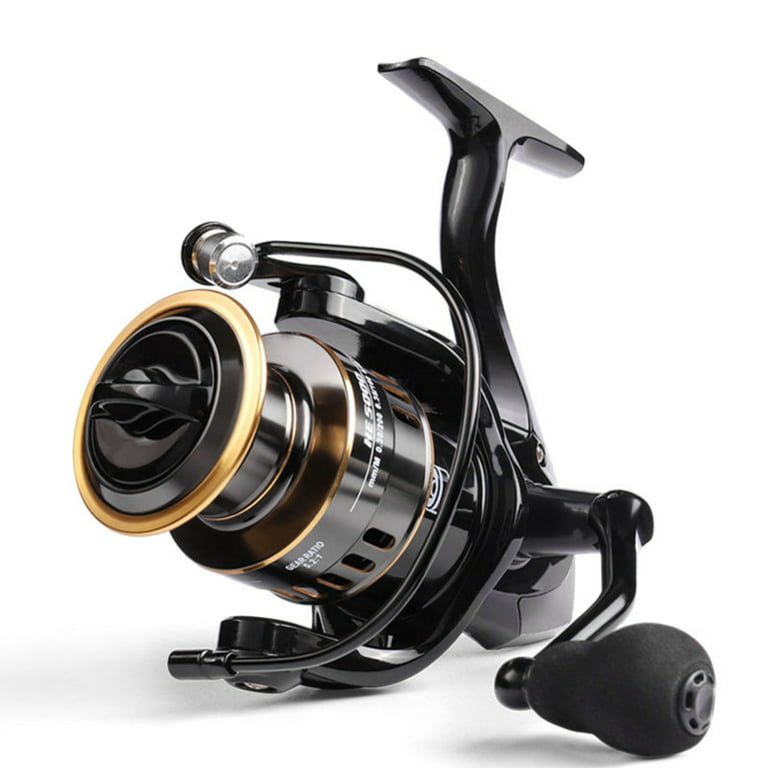 Fresh Water Spinning Reel with Smooth Bearings Hollow Carved