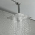 UltraThin High Pressure Stainless Steel Waterfall Shower Head Self