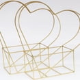 thumbnail image 4 of Flower Pot Vase Gold Electroplated Love Vases for Flowers Centerpieces Heart Wedding Gifts Geometric Flower Stand, 4 of 8
