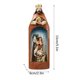 thumbnail image 4 of Estantería de escritorio con forma de capa, estilo escena religiosa, para el hogar, jardín, estudio, decoración. Nació: escena religiosa, estantería de capa, base de madera, diseño plegable,, 4 of 8