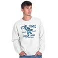 thumbnail image 5 of Mega Man Pixel Power 80s 8bit Gamer Unisex Plus Size Sweatshirt Brisco Brands 3X, 5 of 6