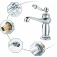 thumbnail image 2 of Antique Ceramic Brass Tap, Convenient Single Lever for Water Temperature Control, 2 of 5