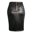 thumbnail image 5 of Sngxgn Women Pleated Mini Skirt Solid Ruffle Skirts(Black,XL), 5 of 7