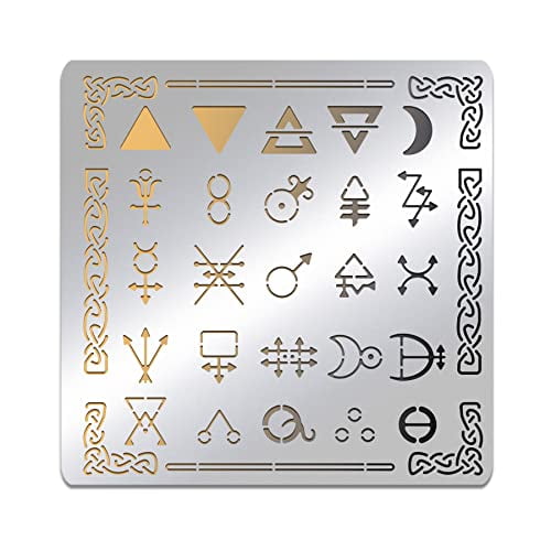 Matte Metal Letters Stencils A to Z Alphabet & Number & Symbol