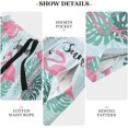 thumbnail image 6 of GZHJMY Flamingo Pajama Pants Short for Men, Lounge Pants Lightweight Men Pajama Bottoms with Drawstring Pockets, Christmas New Year Birthday Gifts, Medium, 6 of 7