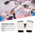 thumbnail image 4 of 1 par de Guantes de Taekwondo Transpirables Elásticos Medio Dedo Kickboxing Guantes de Boxeo para Artes Marciales Aptos para Hombres Mujeres Niños Entrenamiento ANGGREK  Otros, 4 of 8