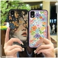 thumbnail image 2 of LYM-Phone Case For TCL 30Z/30LE/T602DL, Soft case Fashion Design Shockproof Cartoon Anti-knock Back Cover Cute TPU flower Full wrap Graffiti Anti-dust Durable Oil Painting Waterproof, 2 of 9