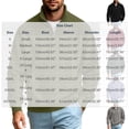thumbnail image 2 of Chiccall Mens Plus Size Sweatshirts Textured Mock Neck Long Sleeve Pullover with Pocket Casual Loose Quarter Zip Athletic Sweatshirts for Men, 2 of 6