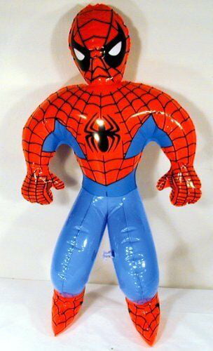 60cm Inflatable Spiderman Figures Toy Chracter Figure Super Hero Amazing Role 