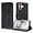 Black, variant on Case for iPhone 16 Case Wallet with Card Holder Kickstand Magnetic Clasp PU Leather Flip Shockproof Protective Flip Case for iPhone 16 6.1 inch Black HX