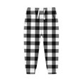 thumbnail image 2 of Piuwrlz Winter Fleece Sweatpants Kids Girls Boys Long Thick Plush Joggers Velvet Printed Tight Christmas Black Size 9-10Years, 2 of 4