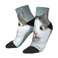 thumbnail image 3 of Salouo Funny Cat Pattern Unisex Middle Tube Socks,Middle-Finger Knee High Socks Over The Calf Tube Stocking Crew Stockings for Women and Men Tube Socks, 3 of 8