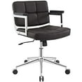 thumbnail image 5 of Modway Finesse High Back Modern Vinyl Office Chair in White Finish, 5 of 6