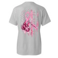 thumbnail image 4 of TSADFHJI Chandail à Col Rond pour Femmes Grande Taille T-Shirt Imprimé Cancer pour Femmes T-Shirt de Publicité Internationale Lune T-Shirt à Manches Courtes TG Gris, 4 of 5