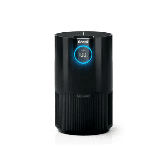 Restored Shark Air Purifier with Nanoseal HEPA, Cleansense IQ, Odor Lock, Cleans up to 500 Sq. Ft, Charcoal Grey, HP100 (Refurbished)