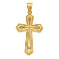 thumbnail image 4 of 14K Two-Tone Gold Charm Pendant Themed Diamond-Cut 47 mm 25, 4 of 4