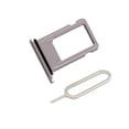 thumbnail image 1 of LIBAI-V SIM Card Tray Replacement Parts for iPhone 8 SIM Card Holder + Cloth(Silver), 1 of 4