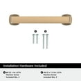 thumbnail image 4 of Amerock Hybridize 3-3/4 inch Center-to-Center Champagne Bronze Cabinet Pull, 10 Pack, 4 of 4