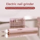 thumbnail image 5 of Qarigey ABS taladro eléctrico para uñas portátil recargable 2 engranajes alimentado por 1W manicura pedicura molinillo molino Type3 NO3, 5 of 6