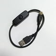 thumbnail image 5 of 30cm USB to Type C Power Cable Extension Cord with On Off Switches for Type C Tablet Phones Laptops and Other Gadgets, 5 of 9