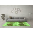 thumbnail image 3 of Ahgly Company Indoor Rectangle Abstract Green Modern Area Rugs, 4' x 6', 3 of 4