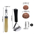 thumbnail image 3 of Tire Repair Set - Low Speed Air Buffer, Patch Roller, Inner Liner Scrapper, Steel Buffing Wheel, 3 of 8