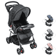 thumbnail image 1 of Carriola para Bebé Ligera y Plegable Asiento Reclinable Cinturón de 5 Puntos Charola Toldo Apta desde 6 Meses Hasta 18 kg - Negro, 1 of 7