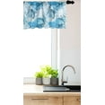 thumbnail image 3 of Ambesonne Dolphin Window Valance, Underwater Fish Pattern, 42" x 12", Blue and Grey, 3 of 3