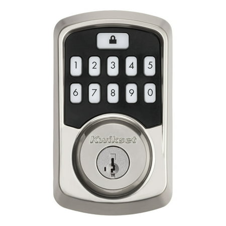 Kwikset Aura Bluetooth Enabled Smart Lock In Satin Nickel  Model # 99420-001