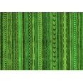 thumbnail image 1 of Ahgly Company Indoor Rectangle Abstract Green Modern Area Rugs, 2' x 3', 1 of 4