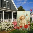 thumbnail image 3 of Spring Cute Puppy Garden Flag Spring Summer Dog Floral Flower Small Flag for Outside Burlap Double Sided Farmland Welcome Yard Lawn Winter Decor, 3 of 10