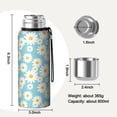 thumbnail image 7 of 20 Oz Sunflower Coffee Tumbler Double Wall Insulated Stainless Steel Water Bottle | Metal Reusable Thermoses Flask with Cup Cap | Leak & Sweat Proof with Anti-Dust Lid, 7 of 7