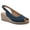 Dark Blue Denim Fabric, variant on Women's Maize Espadrille Wedge Sandal