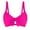 Hot Pink, variant on Staron Women's Bikini Swimsuit Push-Up Padded Sleeveless Solid Bathing Suit High Cut Slimming Beach Vacation Pool Party, Black S