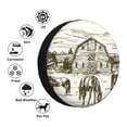 thumbnail image 2 of Kdxio Horses Grazing On Meadow for Tire Cover Wheel Protectors Tyre Covers Weatherproof Wheel Covers Universal Fit for Trailer Rv SUV Truck Camper Travel Trailers 14 inch, 2 of 5