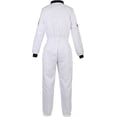 thumbnail image 3 of Disfraz de Astronauta para Mujer JAMW Traje de vuelo Blanco M, 3 of 5