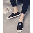 thumbnail image 5 of Men's Espadrille Canvas Mesh Slip-On Plain Toe Casual Breathable Shoes Low Top Trainers Shoes, 5 of 7