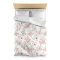 thumbnail image 1 of Rosa Floral Funda Nórdica, Blanco Vintage Flores Ropa de Cama Queen King Full Twin XL, 1 of 7