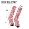 thumbnail image 4 of Rateoe Sweet Compression Socks for Women and Men 20-30mmHg-Circulation Support Socks Knee High Nurse Pregnant Running Medical and Travel Athletic, 4 of 7