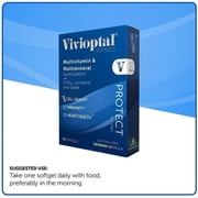 Vivioptal for Men, 30 Capsules, CoQ10, Lycopene & Resveratrol, Multivitamin & Multimineral, Gluten Free