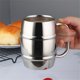 thumbnail image 2 of Cerveza Doble Acero Inoxidable 500 Ml, Ideal para Camping, Actividades Al Aire Libre y Como Café Estilo Occidental. Incluye Asa. Térmica Portátil para Agua., 2 of 8