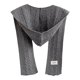 thumbnail image 1 of Bufanda con capucha, gorro suave, pasamontañas de invierno para caminar, acampar y patinar. gris, 1 of 9