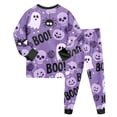 thumbnail image 6 of Leey-World Halloween Toddler Pjs Baby Boys Girls Pajama Sets Toddler Long Sleeve Sleepwear Sets Rayon from Bamboo Pajamas Sets, 6 of 9