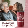 thumbnail image 2 of Grandma Gifts From Grandchildren Gifts For Grandma Birthday Unique From Granddaughter - 20oz Red My Favorite People Call Me Grandma themed Water Cup with Straw and Lip Straw Travel Cup, 2 of 6