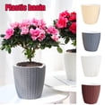 thumbnail image 2 of Plant Pot Cover Indoor Plastic Rattan Flower Cover  Modern Decor Planter Durable New, 2 of 10