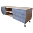 thumbnail image 3 of Mueble para TV Hogare 70' Roble Gris Centro de entretenimiento Italy, 3 of 10