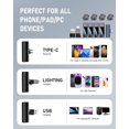 thumbnail image 2 of Micrófono Lavalier Inalámbrico ZERFUN 4 para iPhone/Android/PC, 2 of 9