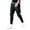 Black, variant on MuXiKeJi Clothes Men's Cargo Pants Casual Joggers Elastic Waist Drawstring Tapered Pants for Men Trousers Relaxed Fit with Pockets