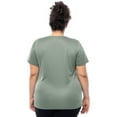 thumbnail image 3 of Athletic Works Women's and Women's Plus Core Active V-Neck T-Shirt, Sizes XS-4X, 3 of 6